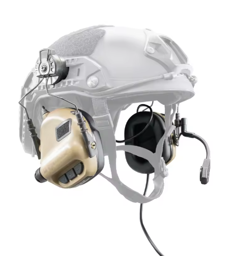 Auriculares tacticos EARMOR para cascos con riel APC FAST
