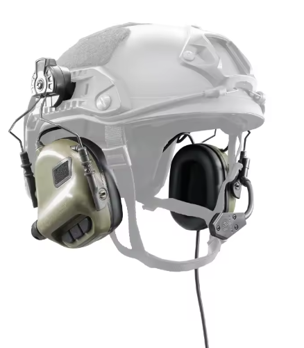 Auriculares tacticos EARMOR para cascos con riel APC FAST